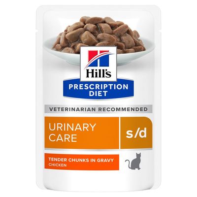 Hill’s Prescription Diet Feline s/d 12x85g blautfóður