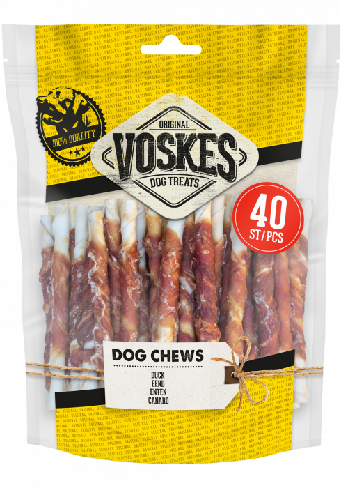 Voskes Dog Chew Sticks with Duck 400g