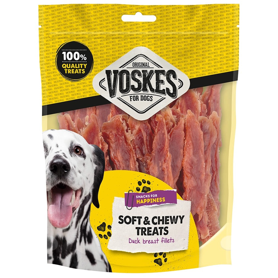 Voskes Dog Chews Duck Breast Fillets 400g