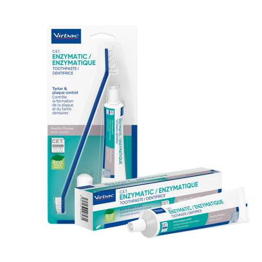 Virbac Enzymatic tannkrem fyrir hunda og ketti 