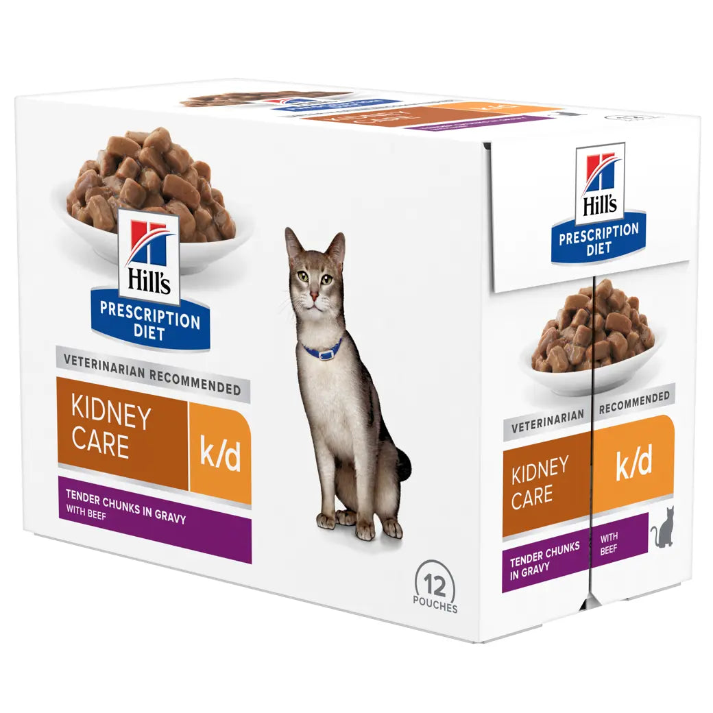 Hill’s Prescription Diet Feline k/d 12x85g blautfóður