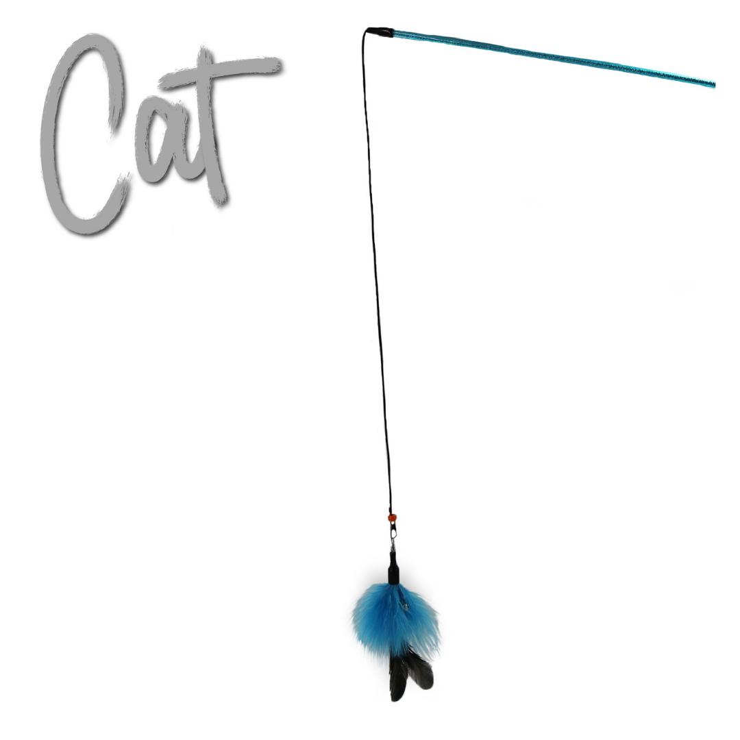 Feather Bell Cat Dangler