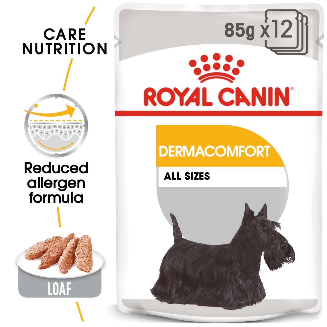 RC Dermacomfort 12x85g blautfóður