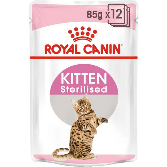 RC Kitten Sterilised 12x85g blautfóður