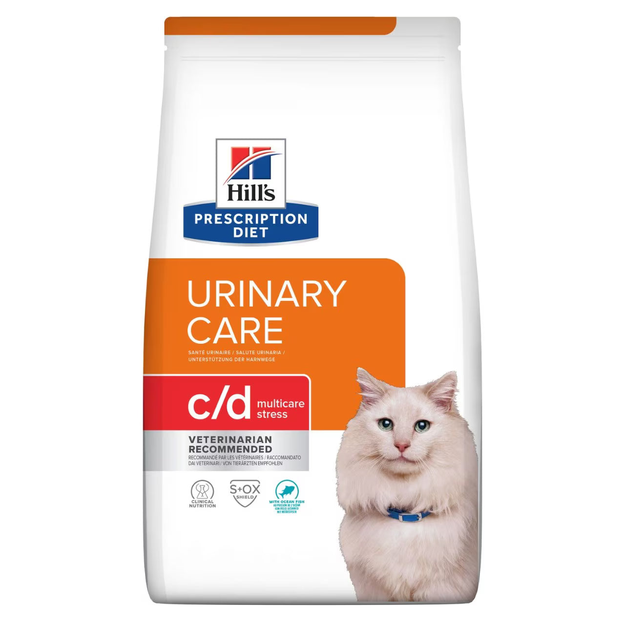 Hills Urinary Care c/d Multicare Stress dry food for Cats with ocean fish