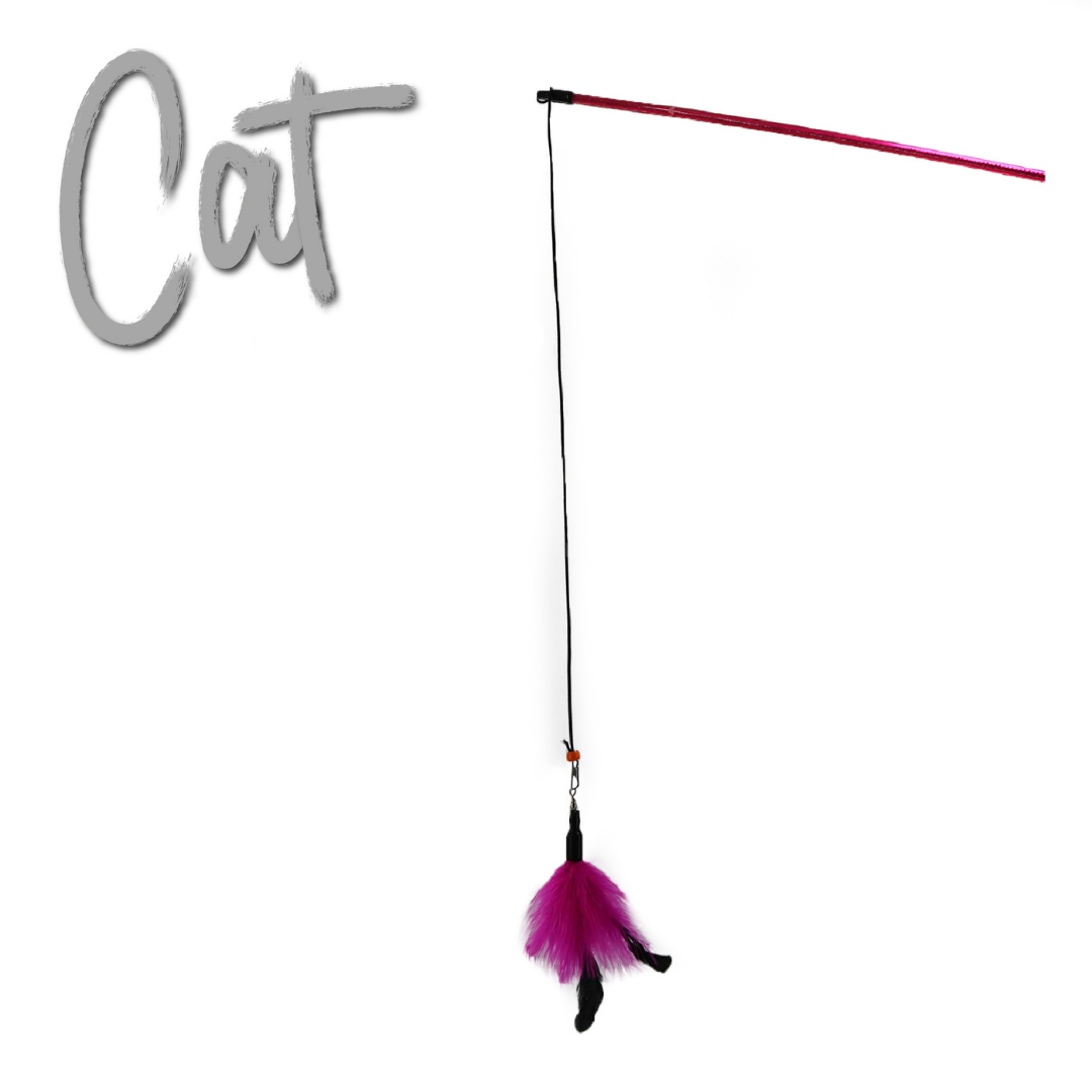 Feather Bell Cat Dangler