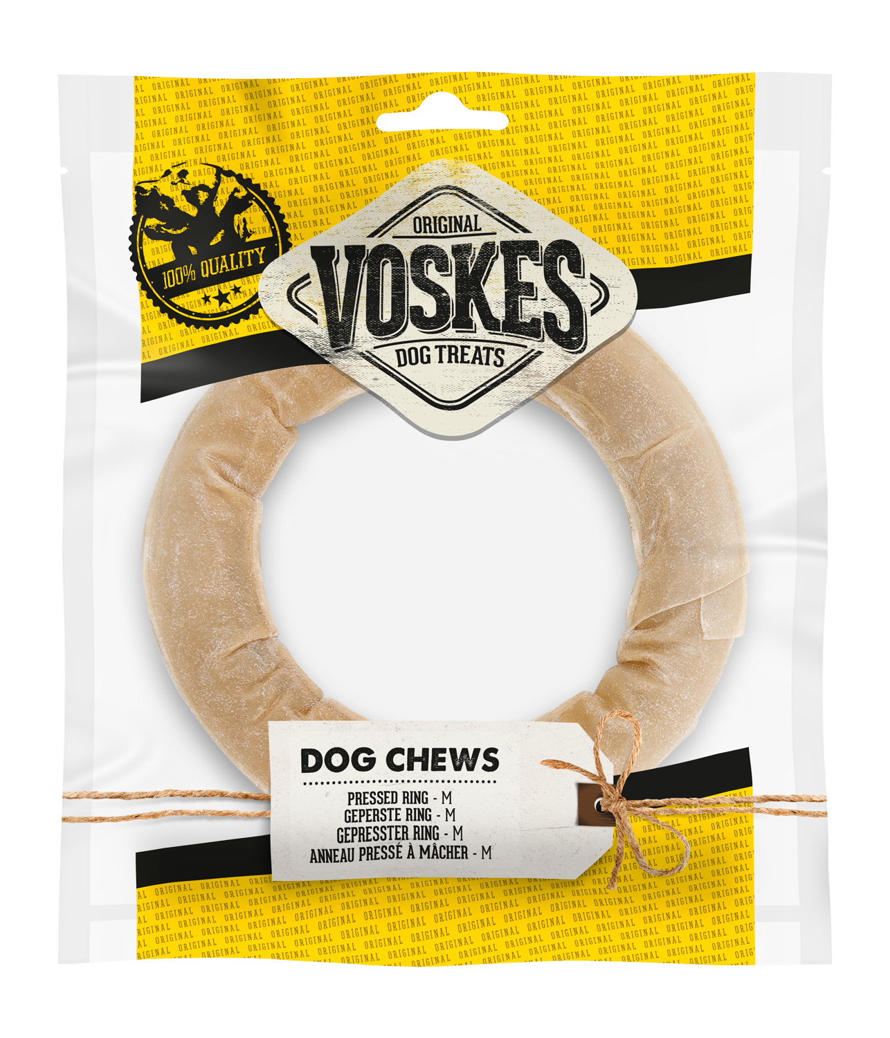 Vokses Dog Chews Pressed Ring