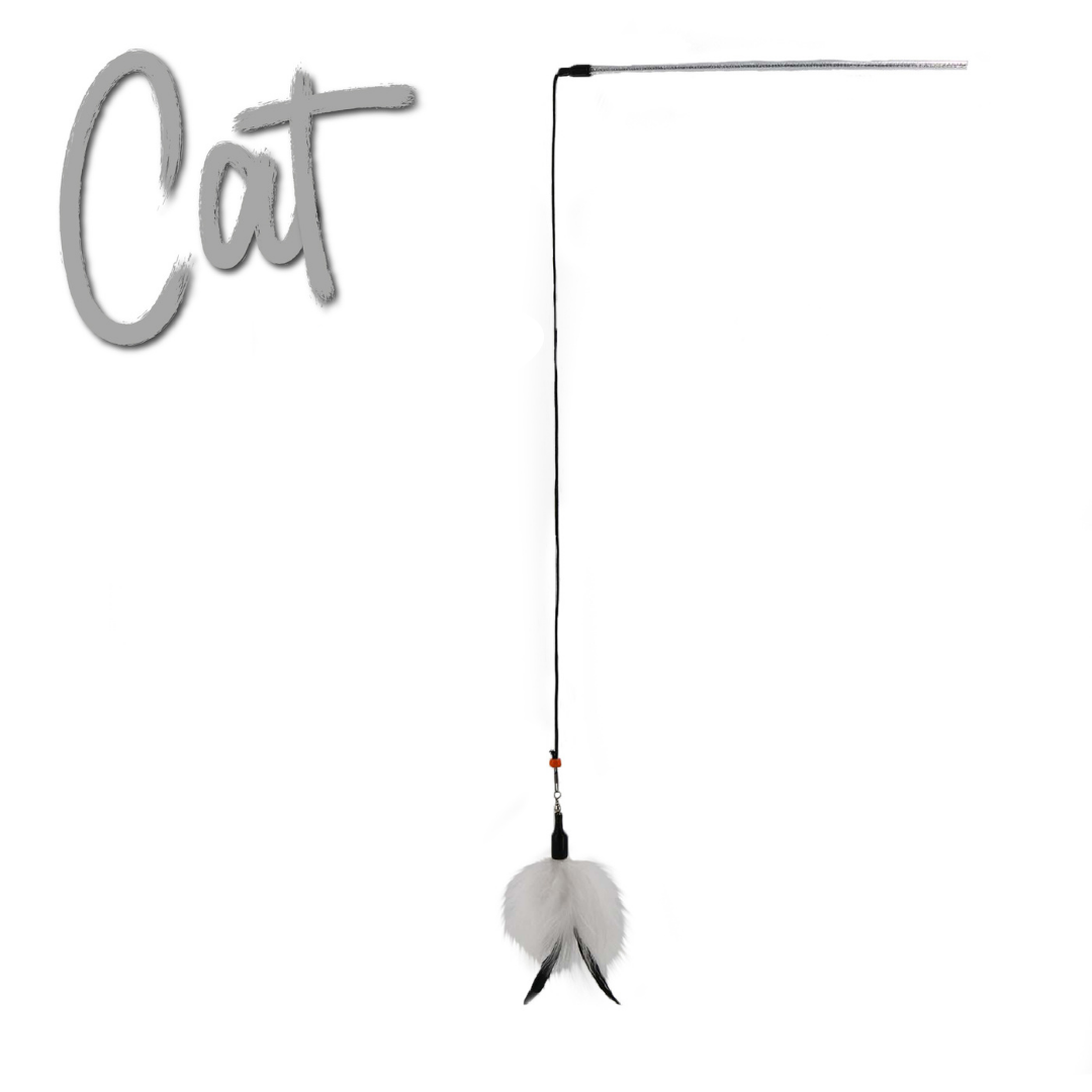 Feather Bell Cat Dangler